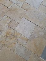 Fournisseur d'usine, travertin doré, motif français, travertin jaune, carrelage et mosaïque