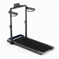Nouveau modèle 2026 Tapis de course électrique pliable avec accoudoirs réglables 1-12 km/h, inclinaison automatique, design compact et peu encombrant