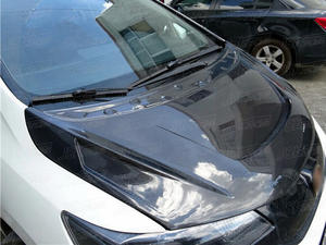 Capot en FIBER de carbone pour HONDA <span class=keywords><strong>JAZZ</strong></span> GK5, couvre-chef STYLE 2014, 2019 — JSK-3 - Product Image 2