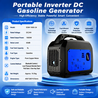 1800W 24V DC Benzin-Generator Tragbarer Generator mit Bluetooth und Niederspannungs-Autostart