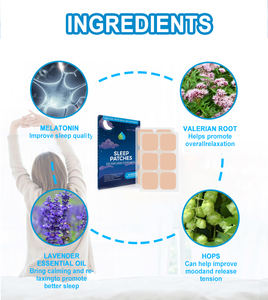 인기 판매 제품 수면 지원 패치 멜라토닌과 허브 추출물이 함유된 수면 보조 국소 패치 수면의 질 향상 - Product Image 4