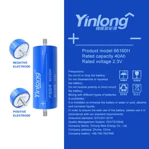 Pin yinlong lto 40AH là lựa chọn đầu tiên cho các sản phẩm lưu trữ năng lượng, âm thanh xe buýt và xe hơi