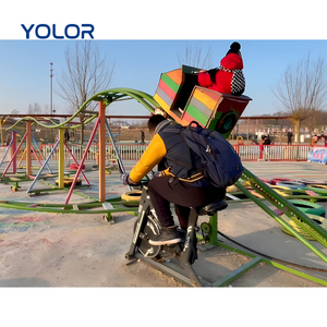 Cảnh quan trang trại đạp roller coaster cho trẻ em bất lực <span class=keywords><strong>Unicycle</strong></span> cho sân chơi ngoài trời vui chơi giải trí công viên cha-con tương tác vui vẻ - Product Image 1