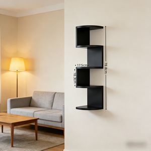 Estante de pared decorativo, accesorios para tablero de un solo mensaje, estantería para muñecas, caja ciega hecha a mano, almacenamiento colgante de pared - Product Image 2