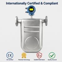 Débitmètre massique Coriolis de qualité professionnelle, haute précision, série CMF, avec boîtier IP66 pour la mesure de liquides, gaz, huiles et boues
