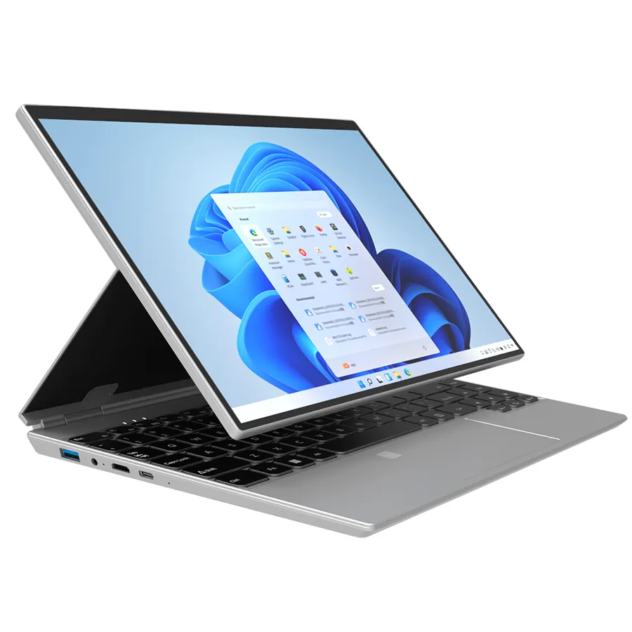 Laptop comercial com tela de toque DDR4 16GB 1TB SSD função tablet PC Win10/Win11 para laptop novo de 14 polegadas