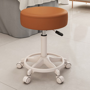 Silla de Salón de Belleza Moderna y Lujosa, Ajustable, Portátil, de Metal, con Bomba Hidráulica, Ergonómica, Giratoria 360 Grados, para Peluquería - Product Image 4