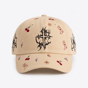 Wholesale Custom Logo <b>Flat</b> Embroidered 6 Panel Baseball Cap Cotton Twill Dad <b>Hat</b> Gorras <b>Hat</b> Manufacturer - Product Image 2