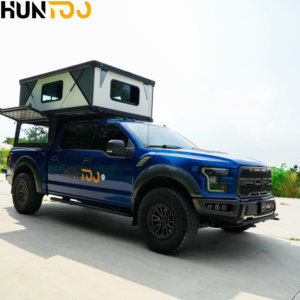 Huntoo Carpa de Techo Rígida Desplegable Smart Cap para Camioneta, Toldo Superior para Caja de Camioneta, <span class=keywords><strong>Camper</strong></span> Desplegable para Chevrolet Silverado 1500 2021 - Product Image 3