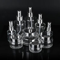 Luxus 1oz 2oz 3oz 4oz schräge Schulter klarer Bernstein 15ml 30ml 60ml Milchglas pumpe Sprüh flasche für Öl-und Kosmetik verpackung