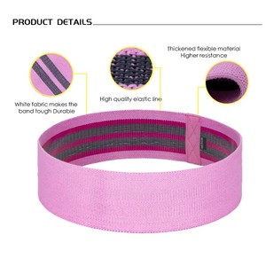 MDSport Home <b>Workout</b> Booty <b>Band</b> Yoga Exercise Gym <b>Workout</b> Custom Logo Fitness Fabric Hip Circle Loop <b>Band</b> for Body Building - Product Image 2