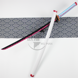 Cosplay Collection Japonais Bois Bambou <span class=keywords><strong>Katana</strong></span> Jouet Épée Anime Kanroji <span class=keywords><strong>Mitsuri</strong></span> Épée Jouet - Product Image 3