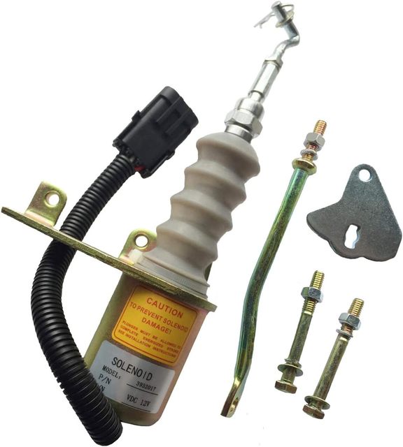 SA-3742-12 MXL-1230 Fuel Stop Solenoid Synchro Start 1751es Engine Fuel Shut Off Stop Solenoid for 12v