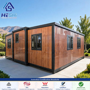 Contenedor Modular Expandible de 75 mm con Aislamiento EPS, Certificado contra Incendios B1 según Normas Australianas, 2 Unidades por Contenedor de 40HQ, 20Ft, 30Ft, 40Ft, Casa Modular de 5 Dormitorios - Product Image 1