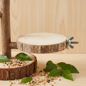 Gimnasio de Lujo para Loros, de Madera, Grande, Premium, con Múltiples Niveles, Tipo Villa, con Comederos - Product Image 1