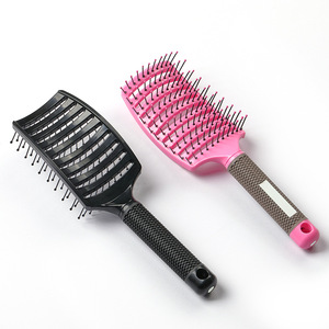 Pork Rib Shaped Comb, airbag Comb, High Skull Top <b>Fluffy</b> Mosquito Coil, Large Curved Comb, Hollow air <b>Cushion</b> Massage Comb - Product Image 3