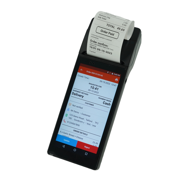 GOODCOM Portable Android 14 Printer for Online Food Order Management Handheld Mobile Pos Terminal With Printer