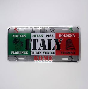 Souvenir personalizado coche decorativo Metal aluminio señal coche matrícula - Product Image 3