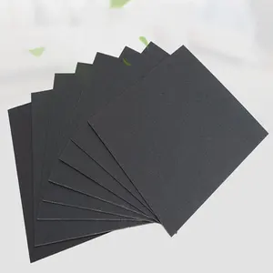 黑色纸板110gsm至350gsm混合纸浆固体黑色纸板