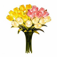 Lampe d'ambiance en forme de fleur, lumière LED chaude, lampe de nuit en forme de tulipe, bouquet de fleurs artificielles, lampe à piles, décoration de chambre à coucher