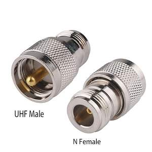 Kexin Adaptateur de connecteur UHF mâle vers N femelle avec matériau de contact en cuivre de forme irrégulière pour équipement de communication RF - Product Image 2