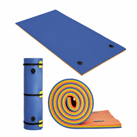 Tapis flottant en mousse XPE, non gonflable, pour la baignade, île flottante, tapis de plage, piscine, lac, mer, pour adultes, détente et divertissement