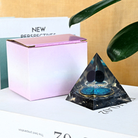 Heißer Verkauf Großhandel Naturstein-Pyramide Edelstein Handgefertigte Kristallpyramide für Feng-Shui-Dekoration