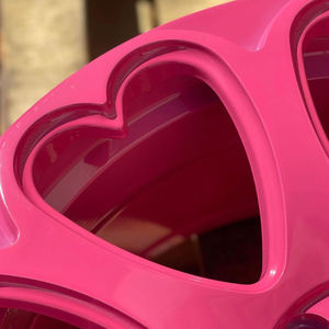 Rines SY-09145 para Vehículos, Hechos a Medida, Forjados, de Aleación de Aluminio, en Forma de Corazón Rosa, de 18, 19, 20, 21, 22 y 24 Pulgadas, para Carreras de Arrancones - Product Image 4