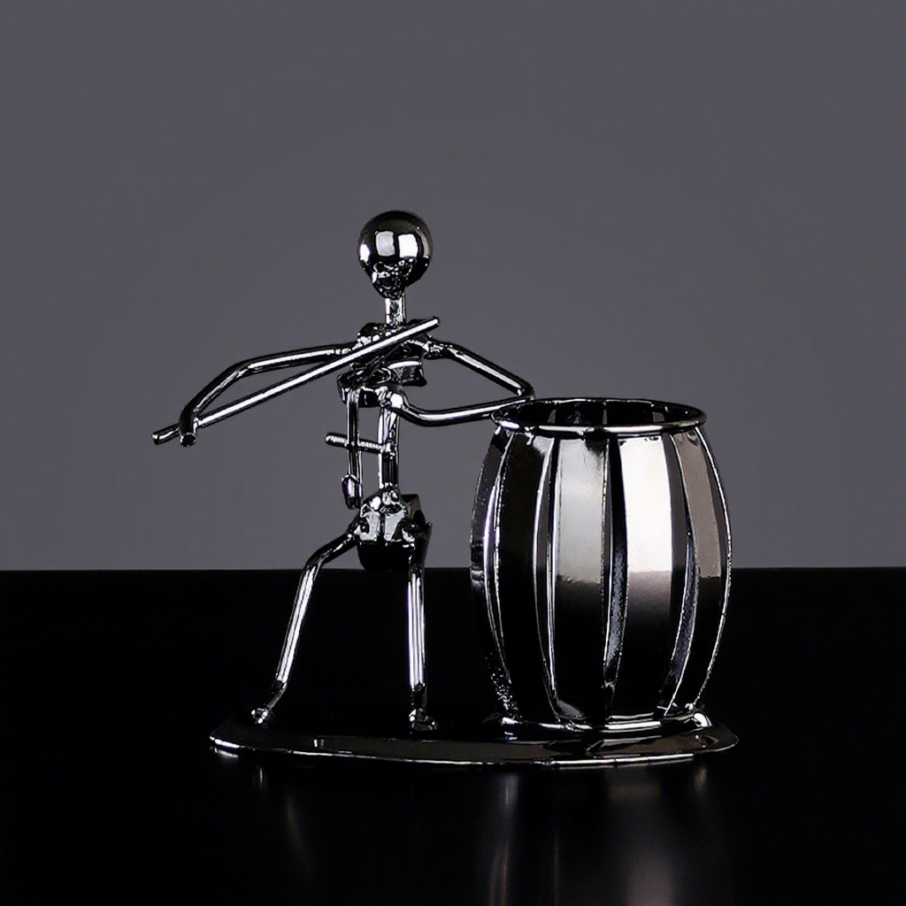 Iron man band pen holder-violin