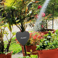 Direct Slate Stone Factory Großhandel herzförmige Schiefer Tag für Garten pflanzen Etiketten