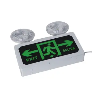 Fire emergency light building safety exit evacuation home rechargeable power outage emergency led lights