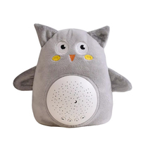 Projecteur d'étoiles pour bébé en peluche PVC, veilleuse musicale, vente en gros directe usine, jouet doux et moelleux pour le confort du bébé