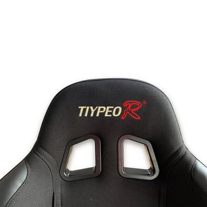 غطاء مقعد سيارة سباق, عالمي الرياضة سيارة الكبار سباق القماش الأسود + مادة pvc الضابط سيارة مقاعد سباق - Product Image 5