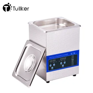 Tullker 2L 휴대용 틀니 치과 초음파 클리너 나사 너트 오일 먼지 Degreaser 유리 하드웨어 소닉 와셔 세트