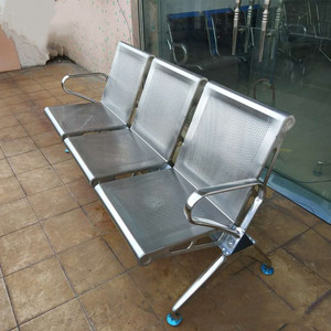 <span class=keywords><strong>En</strong></span> acier inoxydable chaises d'aéroport de <span class=keywords><strong>docteur</strong></span> d'hôpital chaise inoxydable visiteurs chaise 3 places jambes de banc <span class=keywords><strong>en</strong></span> acier inoxydable - Product Image 2