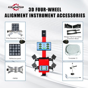 Xinjintuo 3d 5d Car Movable China Aligner Price Portable Full Set Wheel Alignment Machine <strong>With</strong> Automatic Lifting And Tracking - Product Image 4