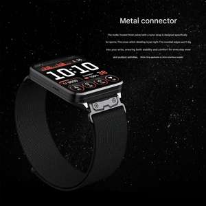 Correa de reloj de nailon tejido a precio de fábrica Upro para Garmin Venu X1, accesorios de pulsera de 24 mm - Product Image 5