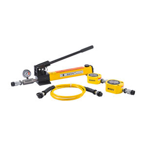 Ультратонкий регулируемый стальной мини-гидравлический цилиндр-домкрат 50Т 70МПа для подъема и толкания, аналог ENERPAC RSM-500 - Product Image 3