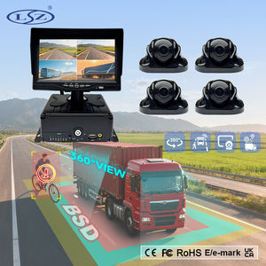 מערכת <span class=keywords><strong>DVR</strong></span> ניידת לרכב/משאית/אוטובוס עם 4/8 ערוצים, ADAS, בינה מלאכותית, 360 מעלות, 4G, GPS, כרטיסי זיכרון SD/SSD/HDD, 4TB - Product Image 1