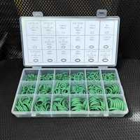 595-Piece 42-Compartment O-Ring Repair Kit Set Perawatan Kompresor AC Otomotif untuk Mobil OLIVER (36 Ukuran)