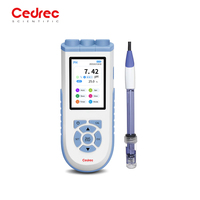 Testeur de qualité de l'eau de laboratoire, multiparamètres, portable, pH/ORP, pour laboratoire et hôpital, Cedrec Chine