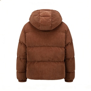 Veste d'hiver épaisse en velours côtelé et nylon teint, à capuche, pour <span class=keywords><strong>femme</strong></span>, Boying, nouvelle collection, élégante, coupe classique, personnalisable en usine, ODM - Product Image 6