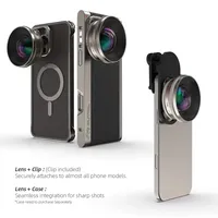 Objectif de téléphone en verre Fish Eye 8mm 16mm 45mm/75mm 60mm 1.55x AF pour la photographie iPhone VIVO 14/15 Ultra