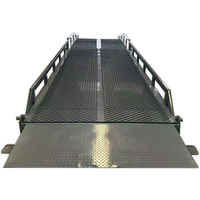 Plataforma Niveladora Móvil Hidráulica de Acero al Carbono Haolong HL-DCQ-10T de 6-15 Toneladas para Carga y Descarga con Montacargas