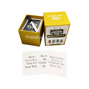 Custom Expansion Writable and Erasable Card <strong>Game</strong> <strong>18</strong>+ Drinking Party <strong>Game</strong> Cards with Marker Pen - Product Image 1