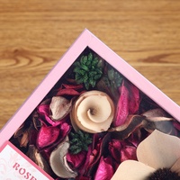 Sachet désodorisant naturel aux fleurs séchées et coquillages, parfum longue durée pour chambre et salle de bain, pot-pourri aromatique