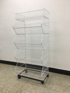 Переносная сетчатая стойка для хранения закусок, демонстрационная стойка, удобная полка - Product Image 3