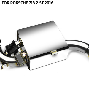 Tubo di Scarico Sportivo per <span class=keywords><strong>Porsche</strong></span> <span class=keywords><strong>718</strong></span> 2.5T 2016, Silenziatore Catback da Corsa in Acciaio Inossidabile - Product Image 3