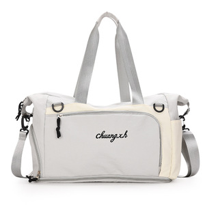 Bolsa Deportiva de Nailon para <span class=keywords><strong>Mujer</strong></span> al por Mayor |   Bolsa Deportiva Cruzada Resistente al Agua, Bolsa de Viaje para Pasar la Noche, con Logotipo Personalizado - Product Image 5