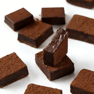 Chocolate Negro con Trufas en Caja de Regalo de 40g, Directo de Fábrica, Barra de Chocolate Negro Suave Halal con Polvo de Cacao - Product Image 3